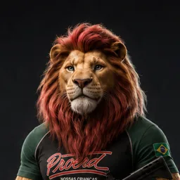 Leão do Proerd - personagem do TABAJARA