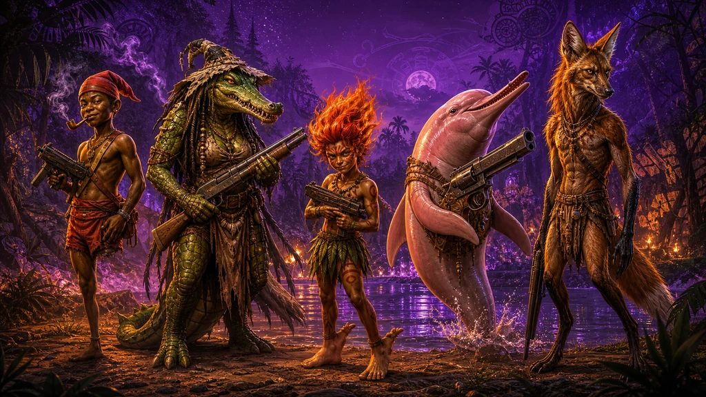 Personagens da facção Mítico no TABAJARA