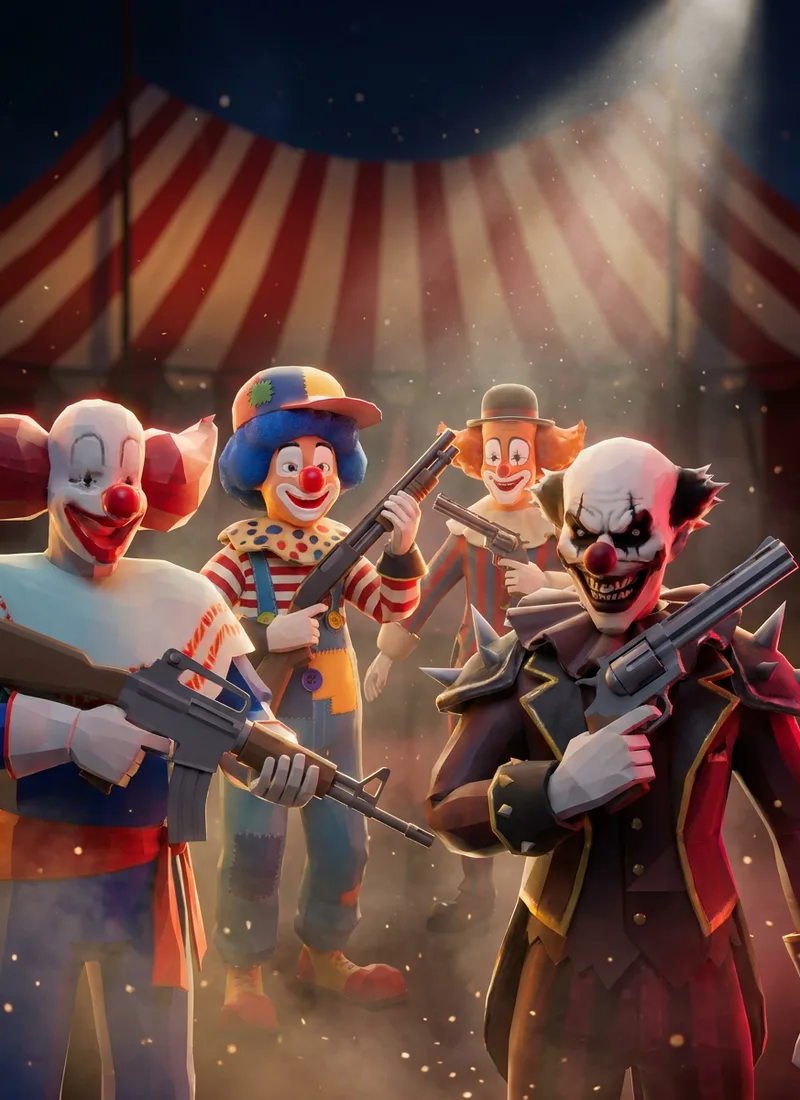 Personagens da facção Palhaços no TABAJARA